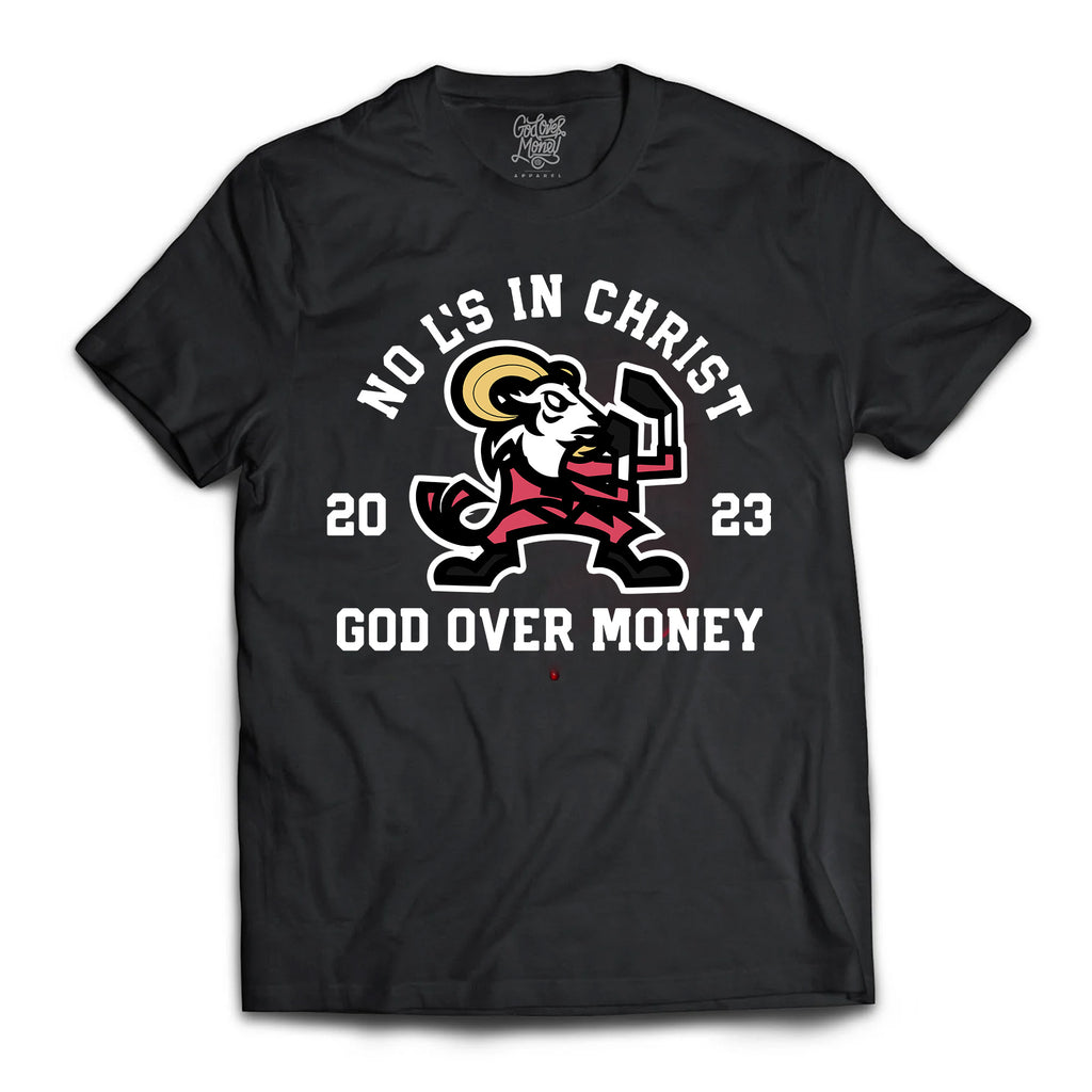 No L's In Christ Tee Black
